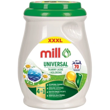 MILL PROFESSIONAL 3-chamber universal laundry caps