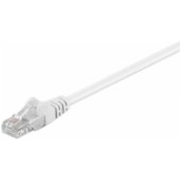 Goobay 68501 CAT 5e patch cable, U/ UTP 1 m White 