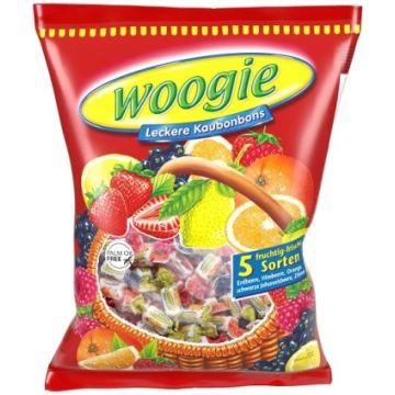 Košļājamās konfektes ar augļu garšu, 500g (450-080