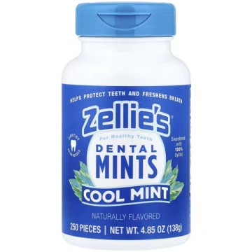 Zellie's, Dental Mints, Cool Mint, 250 Pieces