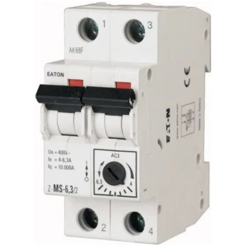 Eaton Z-MS-16/2 dzinēja aizsardzības slēdzis, 2-po