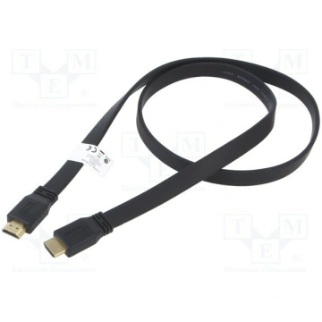Cable; HDMI plug,both sides; PVC; 3D,4K,ARC,CEC 2.