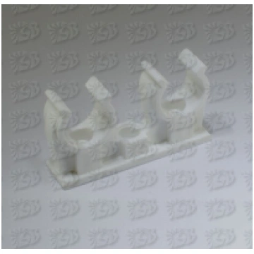 Plastmasas stiprinājumi dubultie (baltie) d12