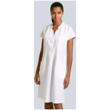 Lina kleita sievietēm Alba Moda 101-254, balta, 34