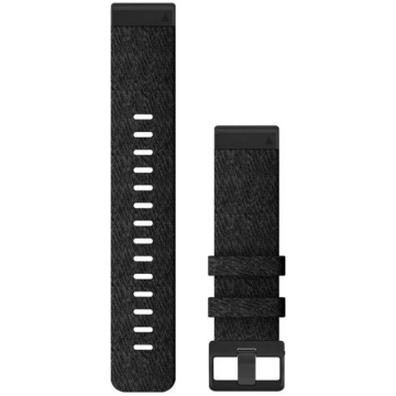 QuickFit® 22 Watch Bands Heathered Black Nylon Gar