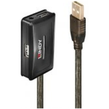 Lindy USB 2.0 active extension hub Pro 10m Aksesuā