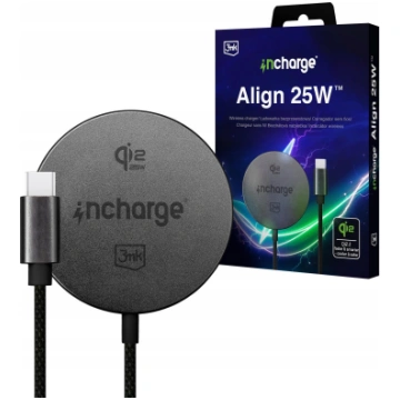 3MK 3mk incharge Align Qi2.,2 25W for Android Blac