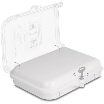 Delock Fiber Optic Distribution Box for indoor and