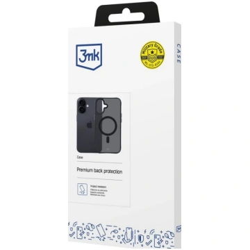 3MK - Smoke Matt MagCase - iPhone 17 - Black (Appl