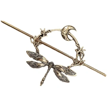 Yilingjc Buyao Dragonfly Hair Stick Filigrāns Buya