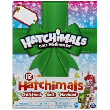 HATCHIMALS CollEGGtibles 12 Ziemassvētku pārsteigu