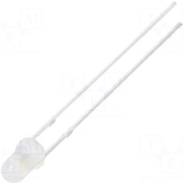 LED | white warm | 3mm | 750÷1120mcd | 30° | Front
