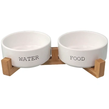 Statīvs ar bļodām – Dog Fantasy Ceramic Bowl Set, 