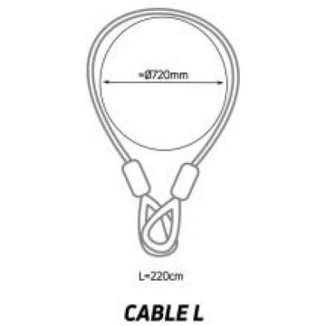 ZEFAL K-TRAZ CABLE L bike lock 181895