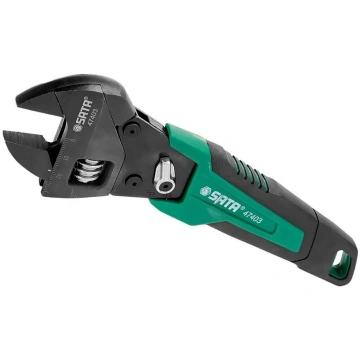 Ratcheting adjustable wrench 8", L=200mm