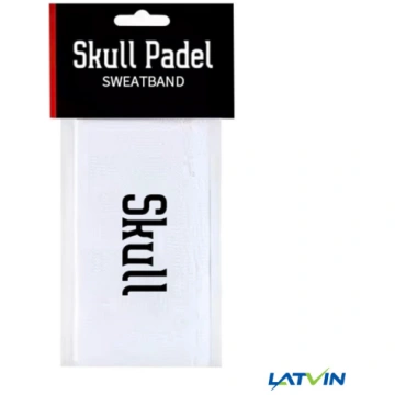 SKULL PADEL L sviedru aproce balta (wristband)