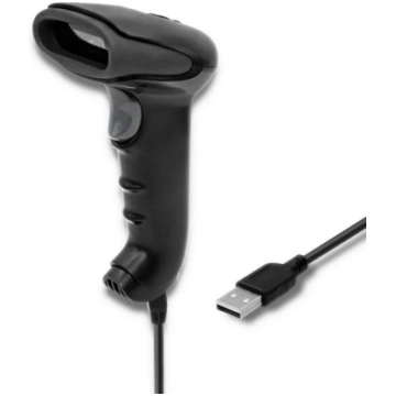 Qoltec 50868 Wireless Laser Scanner 1D | 2D | Blac