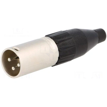 Connector: XLR | plug | male | AC | 15A | 133V | P