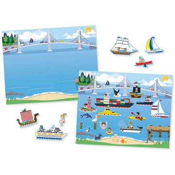 Melissa Doug - Reusable Stickers Pad Vehicles (806