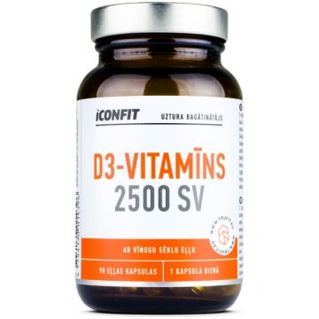 Vitamin D3 2500 IU iConfit 90 kapsulas
