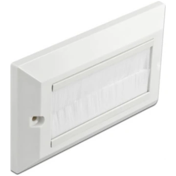 Delock Cable Management Cover 146 x 86 mm with whi