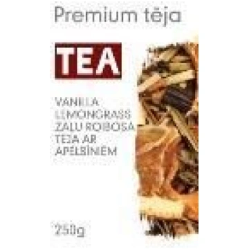 Zaļā roiboša tēja TEA Vannila Lemongrass, beramā, 