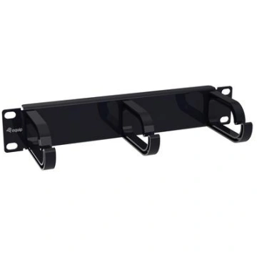 Equip 10" Cable Management 3x Plastic Rings 1U RAL