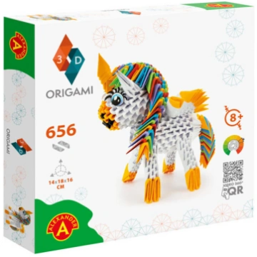 Origami 3D Vienradis 656 Priekšmeti Alexander