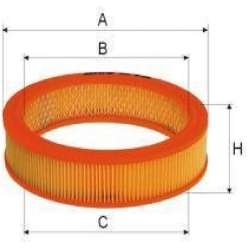 ASSO AB-1008 (C2846) Gaisa filtrs Polija