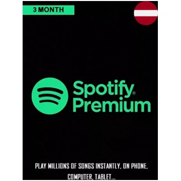 Spotify Latvia 3 Months Gift Card