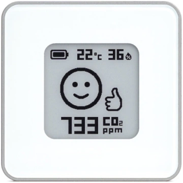 Bezvadu CO2, mitruma un temperatūras sensors - Air