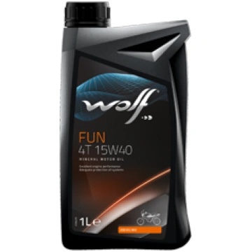 Wolf FUN 4T 15W40 1L API SL, JASO MA, MA2 WE291880