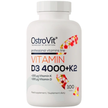 Vitamin D3 4000 IU + K2 100 tab OstroVit