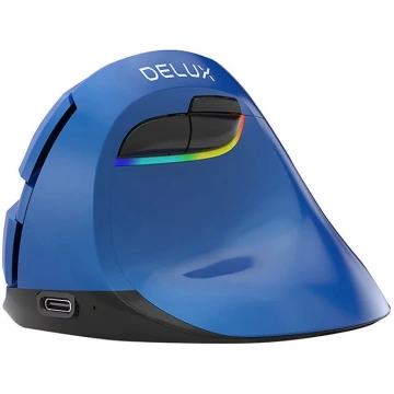 Bezvadu Vertikālā Datorpele Delux M618Mini BT4.0 +