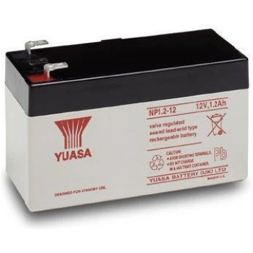 Yuasa Np1.2-12 Yuasa 1.2ah 12v Akumulators Agm