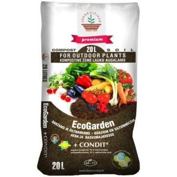 Komposts Ecogarden dārziem un siltumnīcām + Condit
