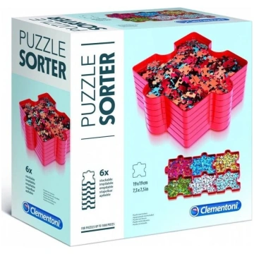 Puzļu šķirošanas konteineri Clementoni Puzzle Sort