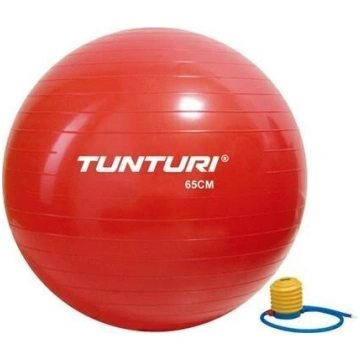 Vingrošanas bumba Tunturi, ar pumpi, sarkana