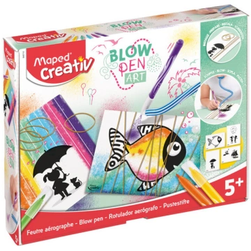 MAPED Creativ pūšamie flomasteri "Blowpen Art" 5+,