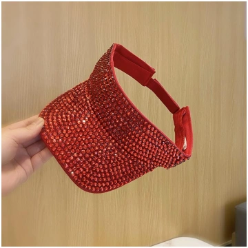Sparkling Rhinestone Baseball Cap Women"s Korean S