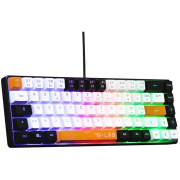 G-Lab Keyz Hydrogen Gaming Keyboard, 60% daļēji me