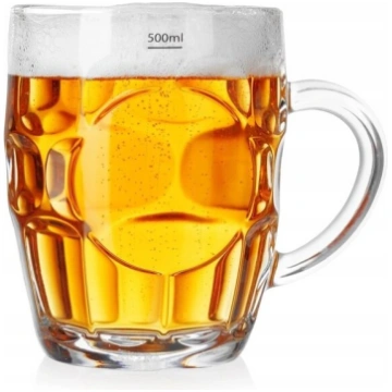 Stikla alus krūze 500 ml ar rokturi Orion