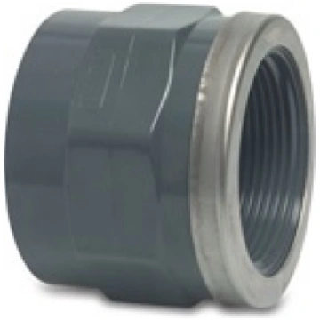 PVC pāreja 25-3/4`` iekš. ar gredzenu PLIMAT