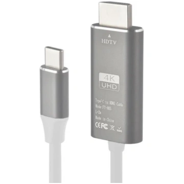 RoGer FT-H05 USB-C uz HDMI UltraHD 4K@30Hz Kabelis