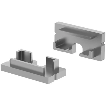 Set 2 Tappi aggiuntivi per KIT Barra Alluminio 2Mt