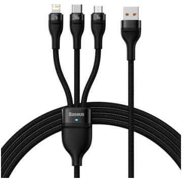 Baseus Flash Series 3-in-1 USB Cable USB-C + micro