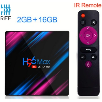 Riff H96 MAX RockChip RK3318 četrkodolu 64 bitu Co