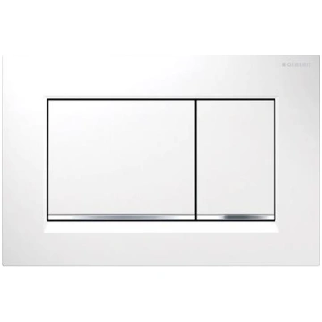 Placca di comando geberit sigma 20 square bianco e