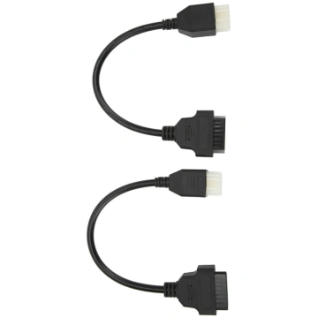 2PCS 6 Pin OBD‑OBD2 Motorcycle Diagnostic Scanner 