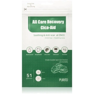 PURITO All Care Recovery Cica-Aid plāksteri pret p